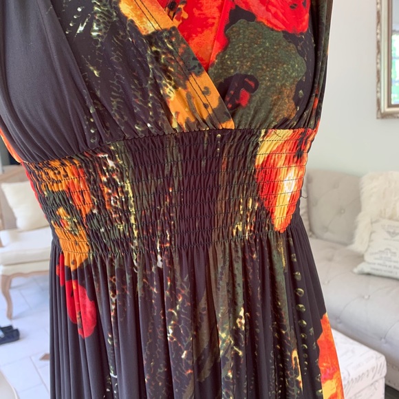 Carmen Marc Valvo floral maxi dress - Picture 11 of 12